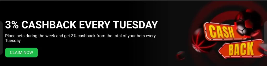 3% cashback every Thursday at BDG-GAME casino with weekly rewards for players